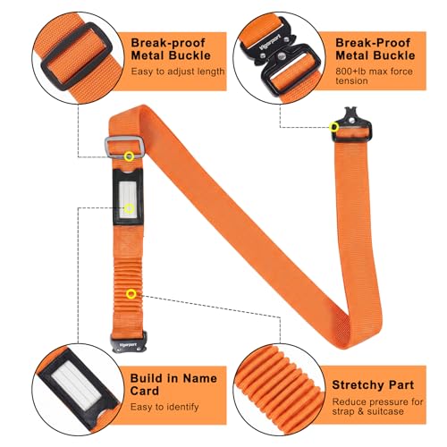 Luggage Straps for Suitcases TSA Approved Suitcase Belt
