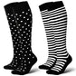 Cotton Compression Socks for Women&Men 20 (2 Count)