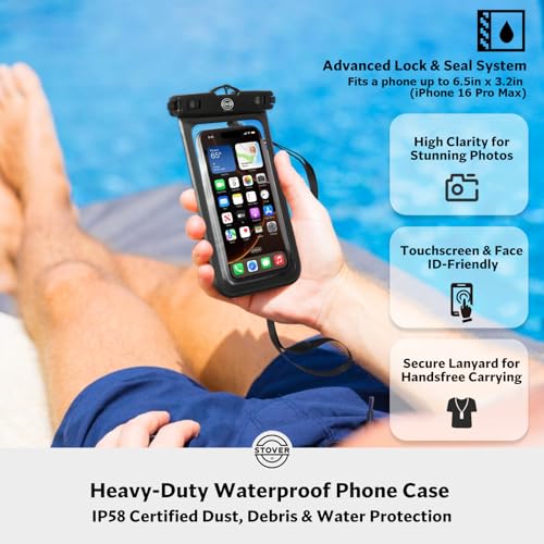 30/40/55L Waterproof Dry Backpack & Phone Case - Large Floating Dry Bag for Kayaking, Travel, Hiking, Fishing, Camping, Motorcycles & Beach, Heavy-Duty Roll Top Men/Women (Green)
