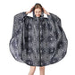 Waterproof Rain Poncho for Women Packable Hooded Raincoat with Pocket