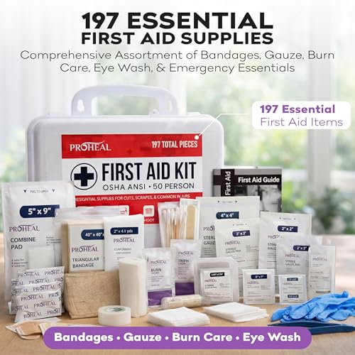 50 Person OSHA Compliant First Aid Kit for Businesses