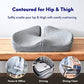 Patented Pressure Relief Seat Cushion for Long Sitting Hours on Office