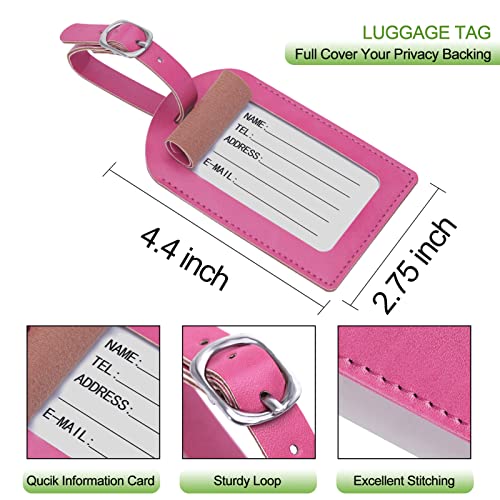 Passport Holder With Luggage Tag (4 Count)