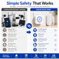 Door Chime Alarm When Open for Kids Safety