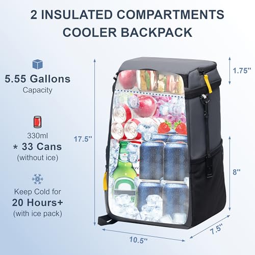 Backpack Cooler Insulated 33 (33 Count)