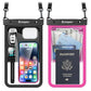 Large Waterproof Phone Pouch Up to 10" (2 Count)