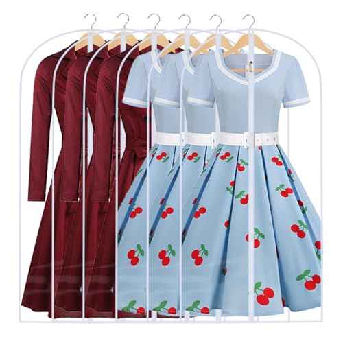 Garment Bags for Hanging Clothes (6 Count)