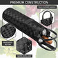 Single Bottle Wine Bag Carrier Insulated Wine Cooler Tote Square Black