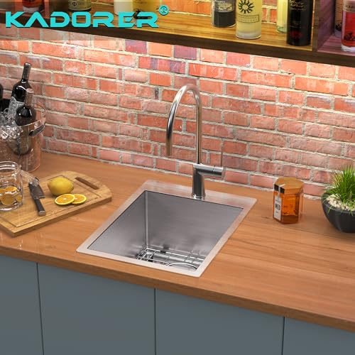 15 x 20 x 9 Inch Drop In Kitchen Bar Sink