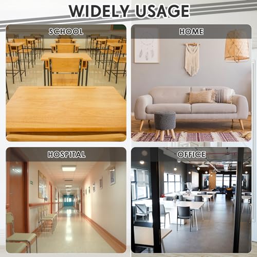 12 Pcs Heavy Duty Rubber Door Stops Wedge Stackable (12 Count)