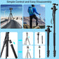 71" Camera Lightweight Foldable Aluminum Tripod & Monopod with 360° Ball Head Payload 33lbs