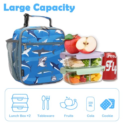 Kids Lunch box Insulated Soft Bag Mini Cooler Back to School Thermal Meal Tote Kit for Girls