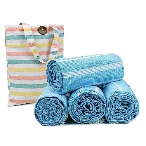 Cotton Turkish Beach Towels (7 Count)