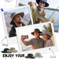 UPF50+ Mens Sun Hat Wide Brim Fishing Hat UV Sun Protection Cap Portable Gardening Beach Bucket Hat Army Green