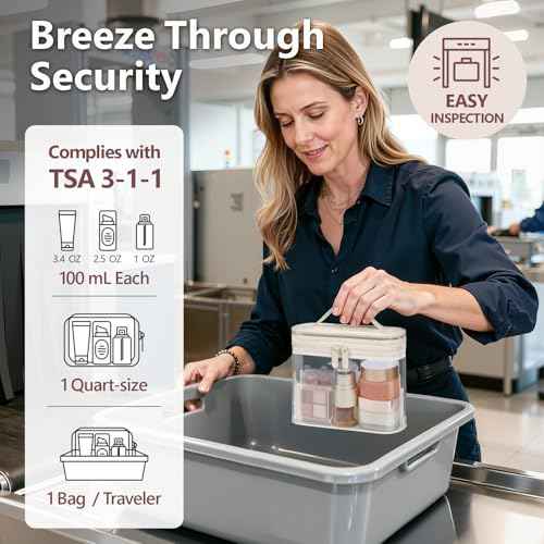 TSA Approved Toiletry Bag (2 Count)