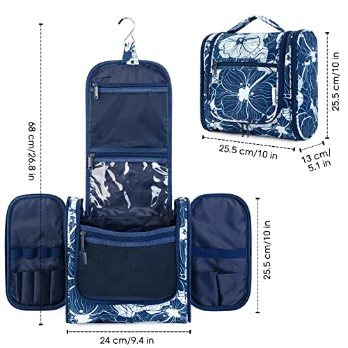 Hanging Toiletry Bag for Women Travel Makeup Bag Organizer Toiletries Bag for Cosmetics Essentials Accessories