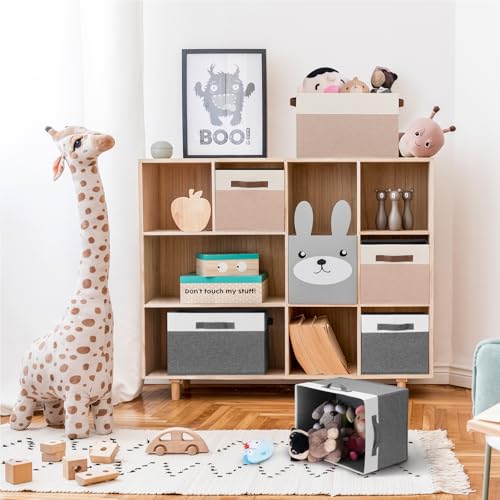 Large Fabric Storage Bins 6 Pack
