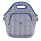 LunchTote Zippered Bag Insulated Neoprene Caddy (Off the Grid / X-Large 6.5 Quart Lunch Tote)