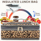 Small Insulated Lunch box Portable Soft Bag Mini Cooler Thermal Meal Tote Kit with Handle for Work & School