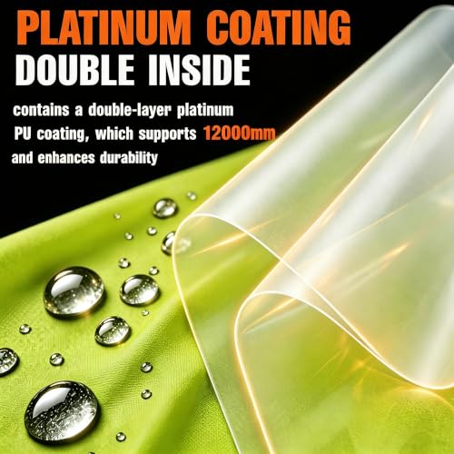Waterproof Backpack Rain Cover for Light Green