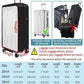 Upgraded Double Zippered Transparent PVC Suitcase Cover 26 Inch