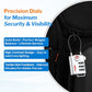 TSA Approved Cable Luggage Locks (4 Count)