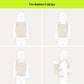 Ergonomic Baby Carrier for Newborns to Toddlers (7-35 lbs) with Adjustable Straps and Belt Bag – Comfortable, Versatile, and Stylish Babywearing Solution