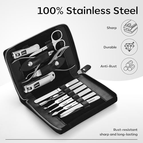 Stainless Steel Manicure Set 11 (11 Count)