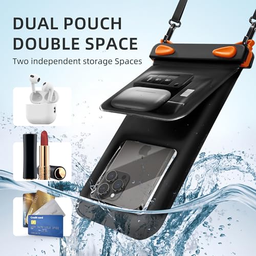 Waterproof Phone Pouch Double Pocket