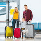 28 Inch Half Clear PVC Luggage Cover TSA Waterproof Protector