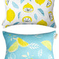 Outdoor Patio Chaise Lounge Small Headrest Waterproof Pillows with Insert & Adjustable Elastic Stripe (2 Count)