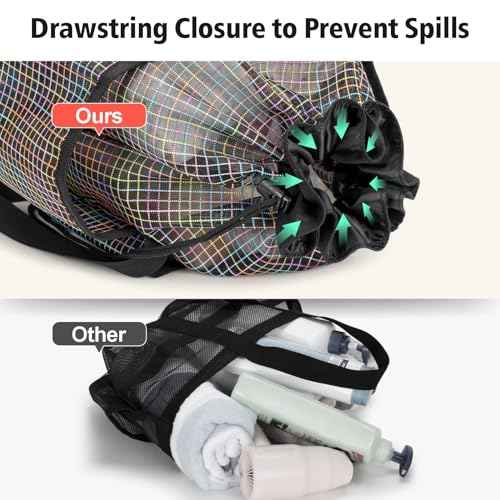 Mesh Shower Caddy Portable with Drawstring