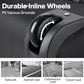 Large Expandable checked Luggage Suitcases with Wheels Foldable Duffle Bag for Travel suitcase for Women Men Garment Bag（Black）