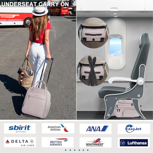 Underseat Carry On Wheeled 16" Bag with Wheels