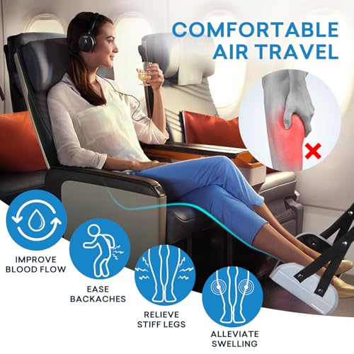 2 Pack Foot Hammock for Plane Travel (2 Count)