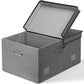 75 Quarts Extra Large Decorative Storage Bins with Lids