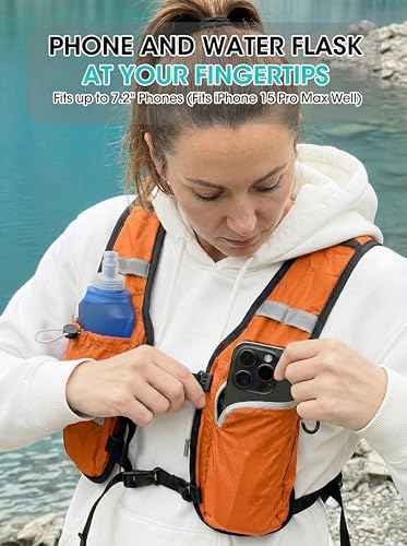 Foldable Small Hiking Backpack with 3 Strap Pockets