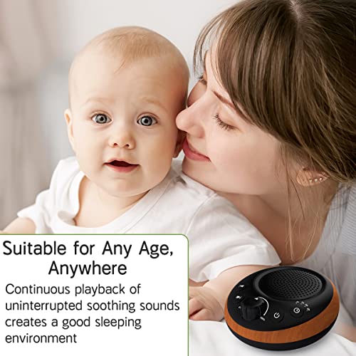 Brown Noise Sound Machine White Noise Machine Nonstop 30 Soothing Sounds Sound Therapy for Baby Kids Adults Sleep Machine 36