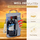 2 Bottle Insulated Wine Tote Carrier Bag