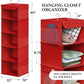 5 Shelf Hanging Closet Organizer