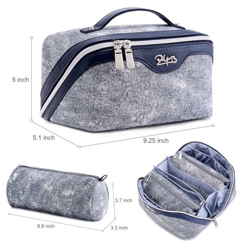 Travel Makeup Bag Cosmetic Bags for Women (3 Count)