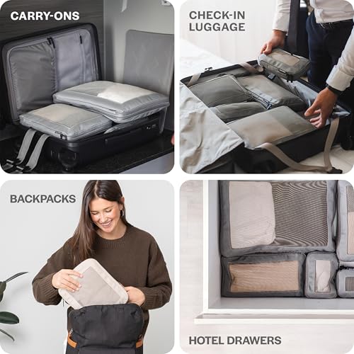Compression Packing Cubes for Travel (2 Count)