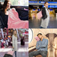 Premium Soft Travel Blanket Pillow Airplane 2 in 1