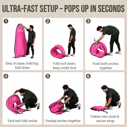 Pop Up Shower Tent for Camping Essentials