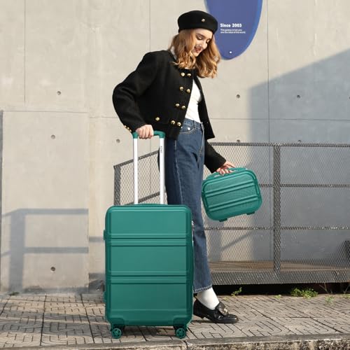 24 Inch Luggage Suitcase with Spinner Wheels TSA Lock