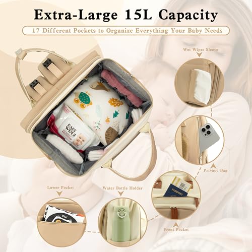 Large Diaper Bag Backpack