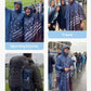Adult Rain Poncho Waterproof Hooded Raincoat Lightweight Packable