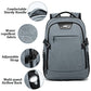 Travel Work Laptop Backpack With USB Charging Port Fits 15.6 15 14 13 Inch Laptop and Notebook Business Anti Theft College Computer Bag Back Pack for Women Men