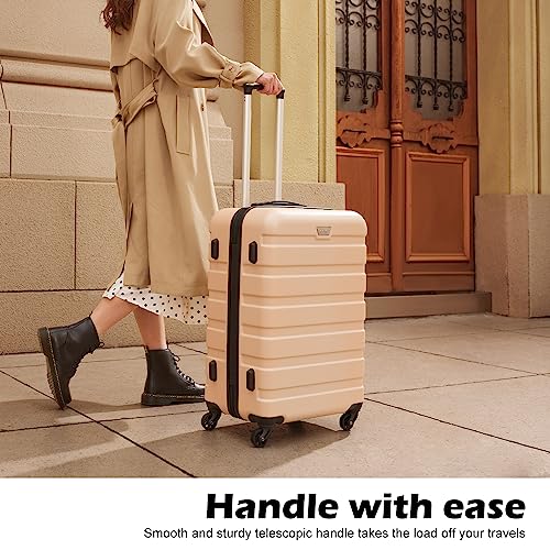 Luggage Set Lightweight Durable Hardshell (3 Count)