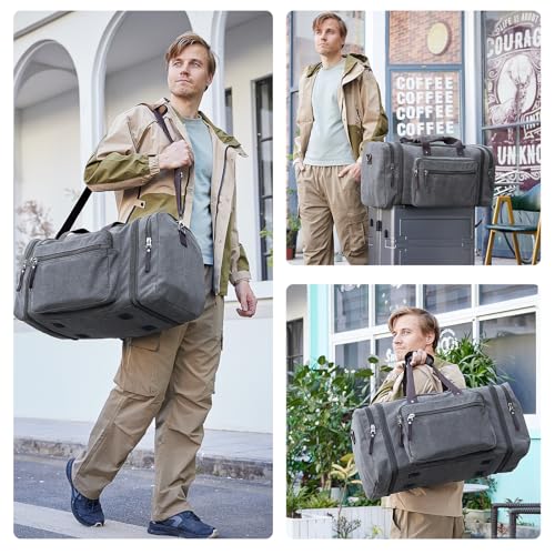 Large Canvas Duffle Bag for Travel